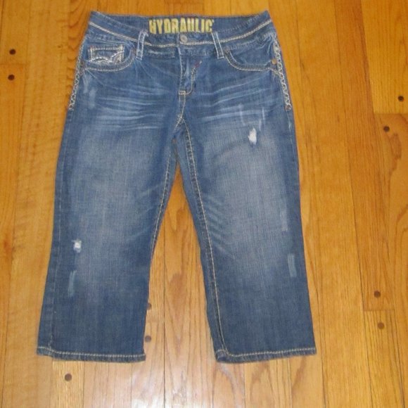 hydraulic jeans capris